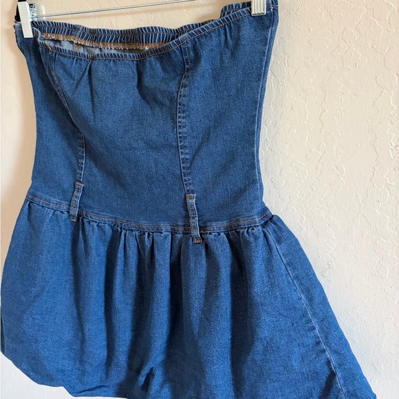 Jolie & Joy Denim Strapless Mini Dress - Picture 6 of 6